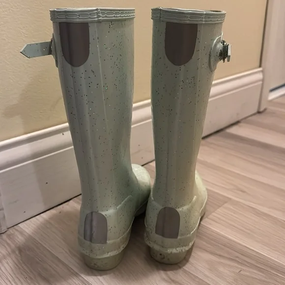 Hunter teal boots 4 girl - Picture 4 of 8